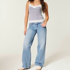 Hollister Low Rise Super Baggy Jeans